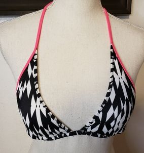 Victoria's Secret Black & White Bikini Top